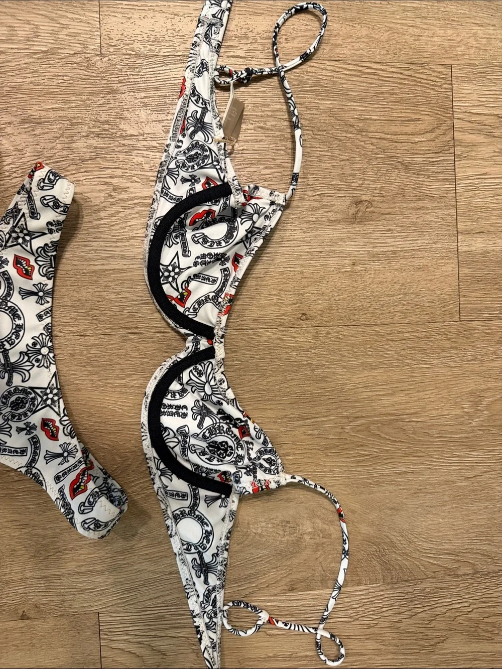 Chrome hearts Marty boy x dipped in blue bikini